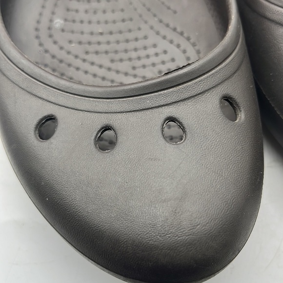 Crocs brown ballet flats Sz 11. CR0175A - Picture 2 of 7